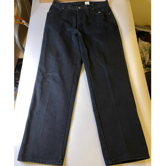 Harley Davidson Made in USA Black Relaxed Fit Jeans Men's Size 34x30 - Picture 2 of 10